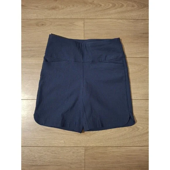 Walter Hagen Womens Sculpt 7'' Golf Shorts Dark Navy Small New Performance Activ - Picture 2 of 7